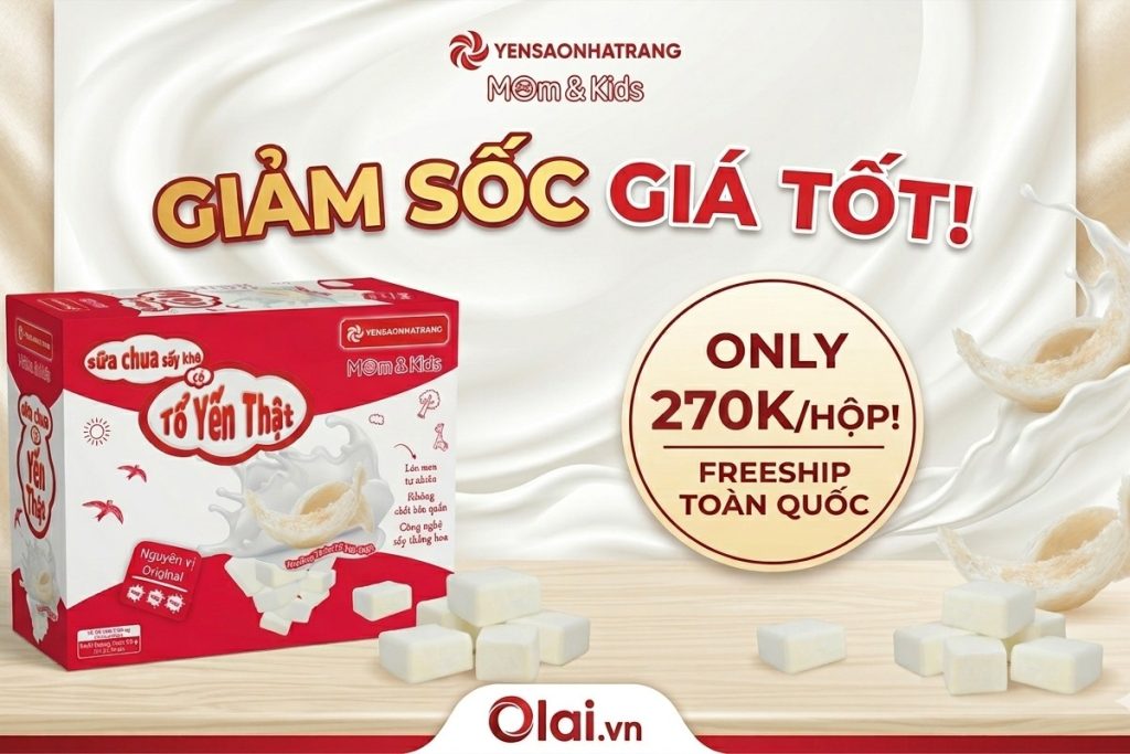Sữa chua sấy yến sào giá tốt 2026