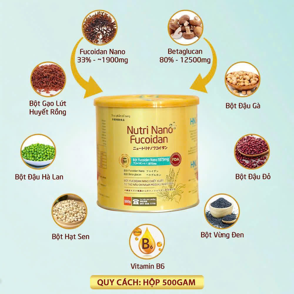 Thành phần cao cấp trong Thực dưỡng Fucoidan